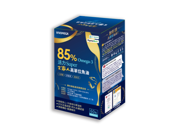 活力SUPER-全家人高單位魚油軟膠囊(小)